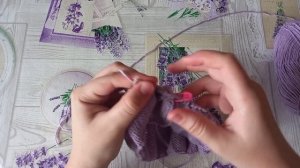 Панама спицами для девочки мк