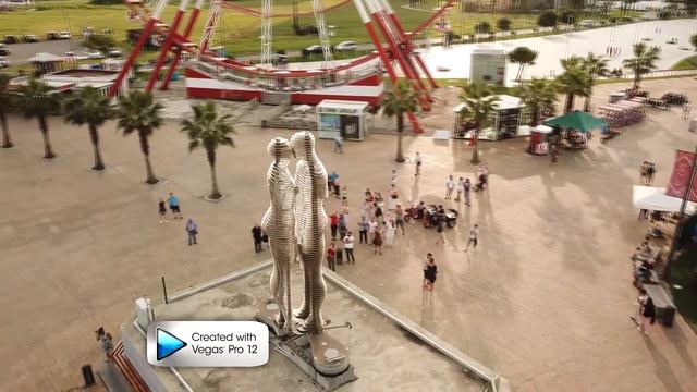 Статуя Али и Нино 360 */ Ali and Nino a statue in city of Batumi/ალი და ნინოს ქანდაკება ბათუმში смотреть онлайн