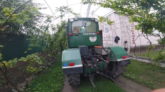 Трактор самодельный двигатель Т-40/ Homemade mini tractor смотреть онлайн