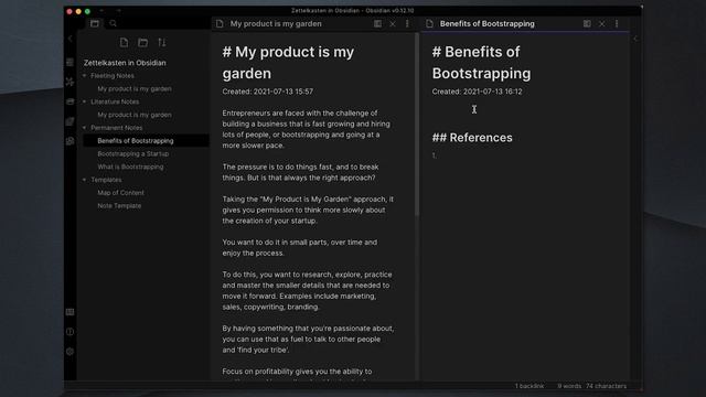 Zettelkasten Smart Notes: Step By Step With Obsidian