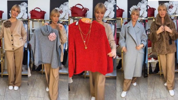 КРАСИВАЯ ЖЕНСКАЯ ОДЕЖДА. МОДНЫЙ ПОКАЗ ОБРАЗОВ 2024