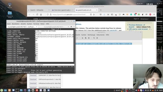 Geant4 Tutorial 1: Installation and Testing of Geant4 смотреть онлайн