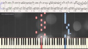 Отражение - Хамзат Беков (Ноты и Видеоурок для фортепиано) (piano cover)