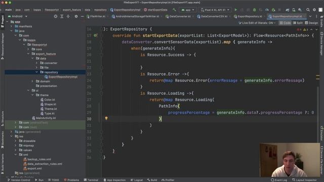 Android Build an MVVM Clean Architecture CSV File Creating and Sharing App - Android Studio Tutoria смотреть онлайн