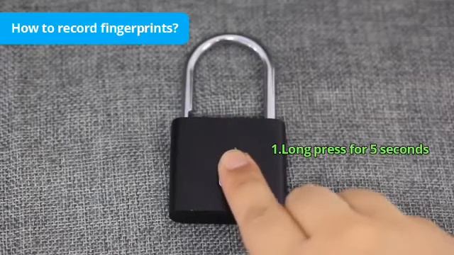 Золотой безопасности Keyless USB Перезаряжаемый дверной замок отпечатков пальцев умный замок Быстры смотреть онлайн