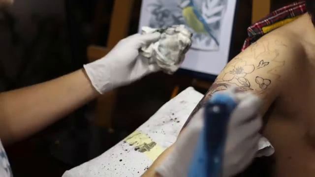 Birds - Tattoo timelapse / Džej Ár смотреть онлайн