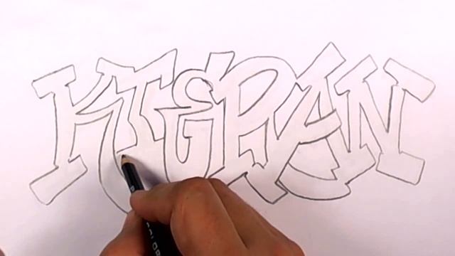 How to Draw Graffiti Letters #2 Kieran - 50 Names Promotion | MAT смотреть онлайн