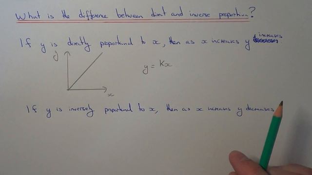 How To Draw Graphs And Write Down Formulas For Direct And Inverse Proportion смотреть онлайн