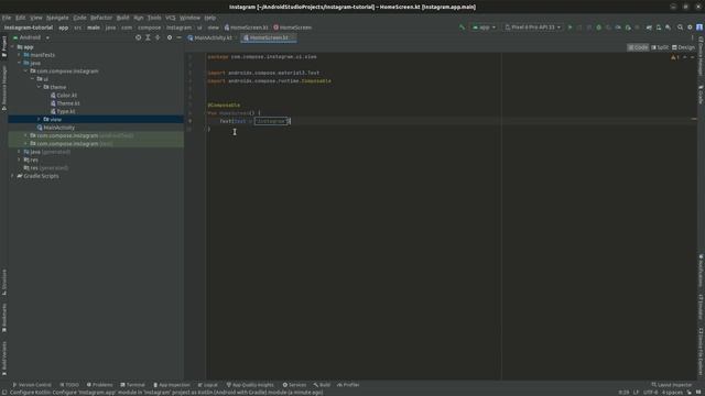 Tutorial Instagram Clone Ep. 01 - Android | Kotlin | Jetpack Compose (Android Studio) смотреть онлайн