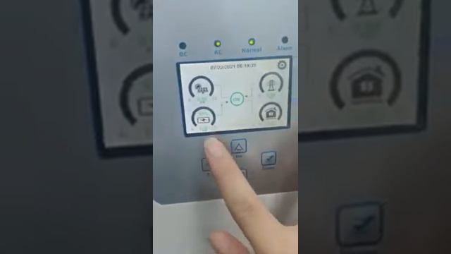 Youth Power lithium battery 51.2V 100AH finger touch screen with Hybrid inverter testing смотреть онлайн