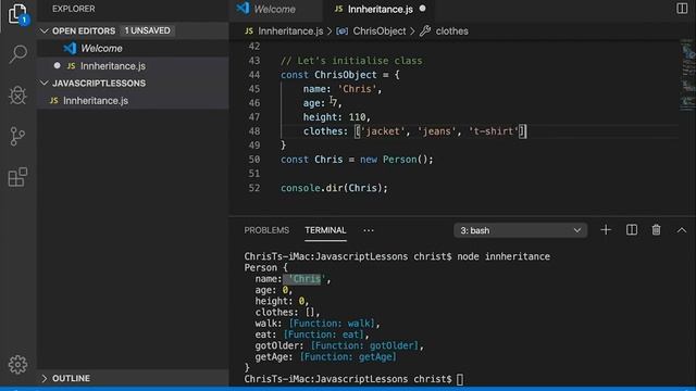 The easiest way of explaining Javascript classes & inheritance | Angular vs React | #JavascriptClas смотреть онлайн