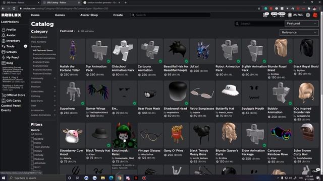 SPENDING 1,000 ROBUX ON RANDOM ROBLOX ITEMS | Random Number Generator смотреть онлайн