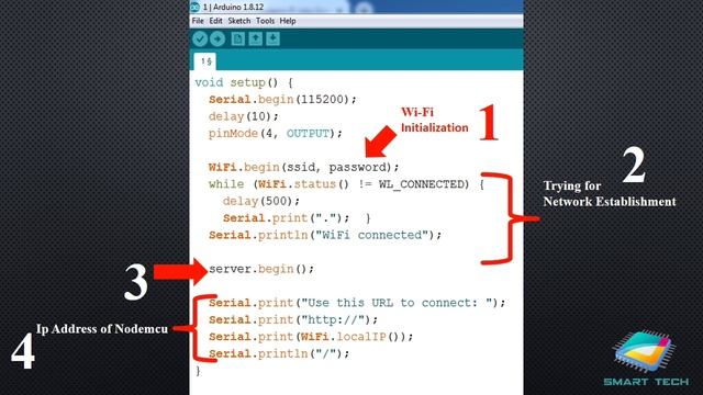 Beginners NodeMCU ESP8266 | Turn LED On/Off with Internet Browser & Web Server | IoT LIVE | Video-0 смотреть онлайн