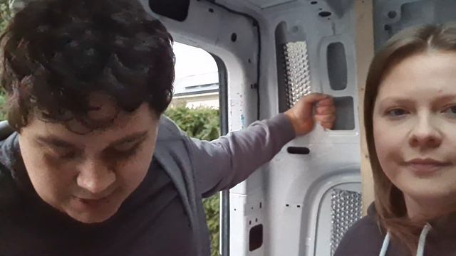 Insulating The Van Walls & Building The Divider Wall | VAN BUILD PART TWO