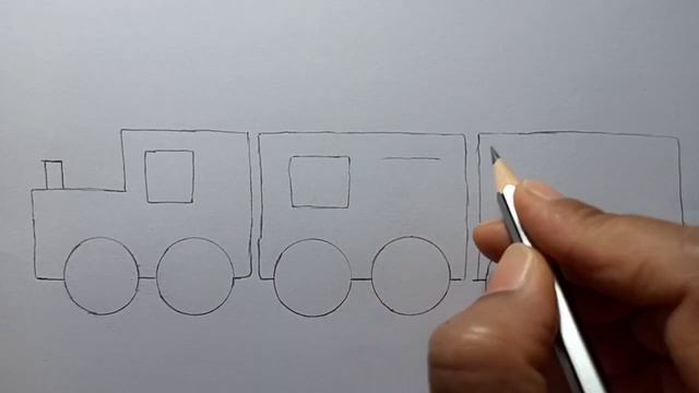 How to draw a train step by step смотреть онлайн