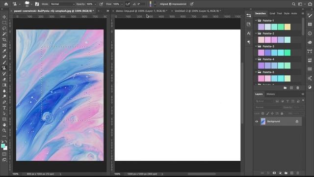 Photoshop Magic Brush - Impressionist Brush and Pastel - New Technology (Free Download) смотреть онлайн