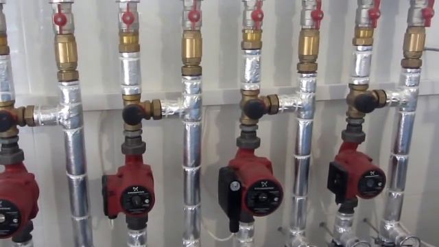 Котельная частного дома на двух напольных котлах Buderus Logano G215WS смотреть онлайн