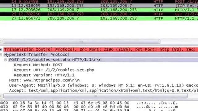 Cookies and Grabbing Passwords with Wireshark смотреть онлайн