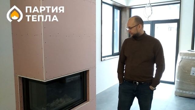 Монтаж камина Экокамин в СПб, отзыв клиента. смотреть онлайн