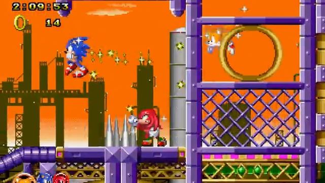 Sonic Classic Heroes: Sonic The Hedgehog 2 Chaotix Style 3 Player Netplay 60fps