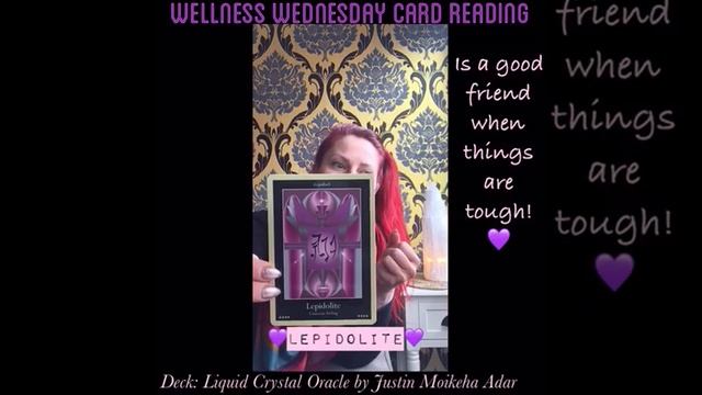 Wellness Wednesday Card Reading: Lepidolite смотреть онлайн