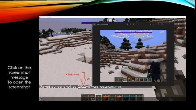 Where to find the screenshots taken in Minecraft Java 1.19 on a PC (Part 2) Default settings Win 11 смотреть онлайн