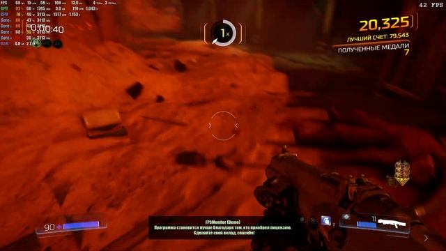 Doom2016 тесты Gtx1050ti Xeon E5450