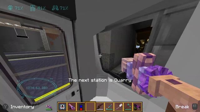 New Transit Railway Minecraft with create mod смотреть онлайн