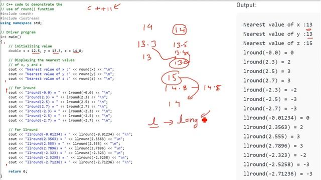 round function in C | round function in C++ | What are round functions HINDI URDU смотреть онлайн