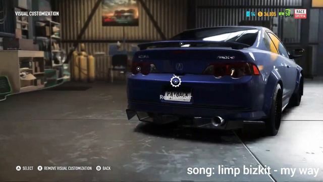 NFS payback - Acura RSX build смотреть онлайн