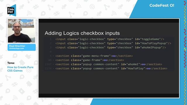 #Frontend Elad Shecher. How to Create Pure CSS Games смотреть онлайн