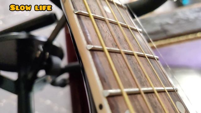 Slow motion vibrations GUITAR Strings (4k Video SLOW MO) смотреть онлайн