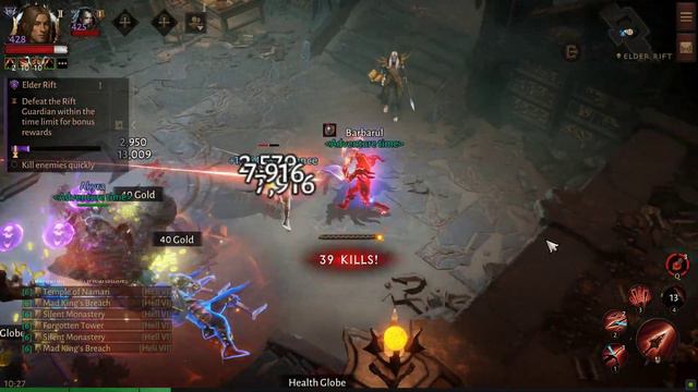 Diablo Immortal, Demon Hunter, 428 Paragon, Iben Full run, Elder Rift, Grakkinskin cosmetics смотреть онлайн
