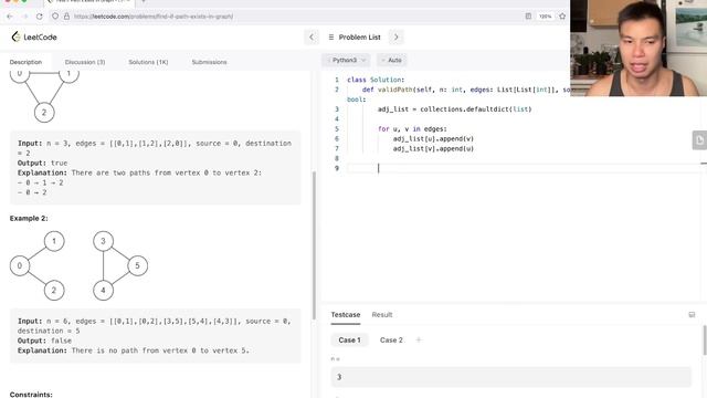1971. Find if Path Exists in Graph (Leetcode Easy) смотреть онлайн