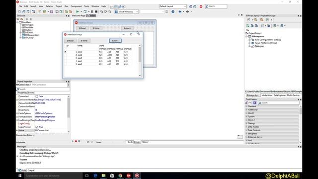 Using TArrayField wIth InterBase and FireDAC смотреть онлайн