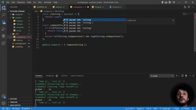 Node.js Урок 8: Node.js express #dinamicrequire динамическая подгрузка модулей #expressjs смотреть онлайн