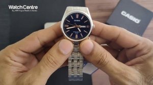 Casio MTP-1335D-2A2 Classic Blue Dial Men's Analog Watch in Stainless Steel