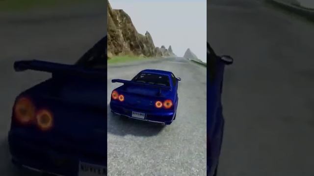 Beam Ng drive платный мод Nissan Skyline (Kenemation mods) смотреть онлайн
