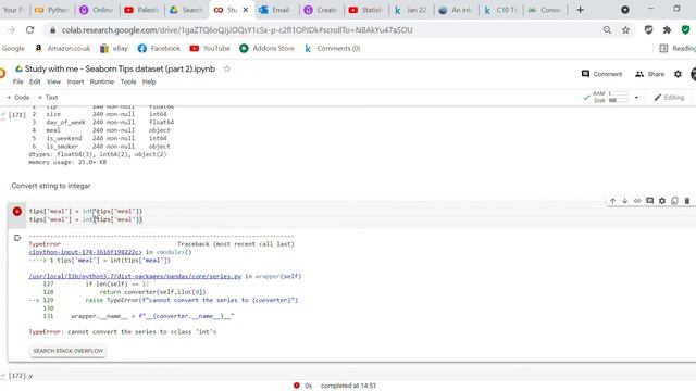 Study with me - Seaborn Tips dataset (part 2) смотреть онлайн