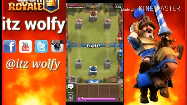 Best Lumber jack deck ever for arena 8 and 9 Clash Royale смотреть онлайн