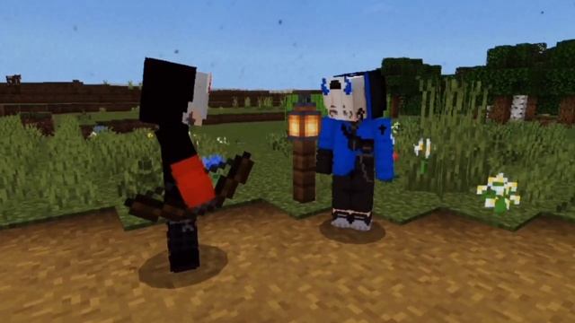 Сказка про Алого и Синего демона Minecraft смотреть онлайн