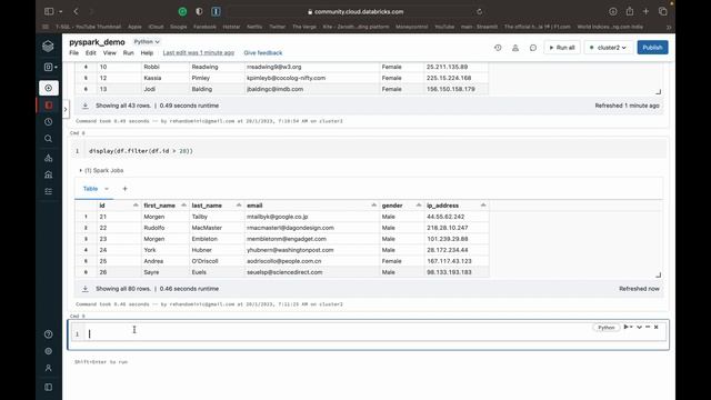 16. FILTER Function in PySpark | Filter Dataframes Using FILTER() смотреть онлайн