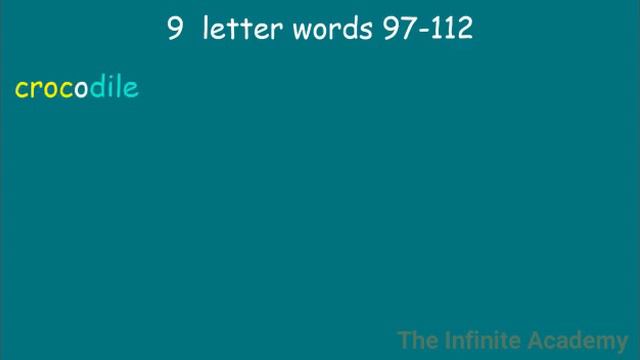 9 letter words | Decoded | 200 words смотреть онлайн