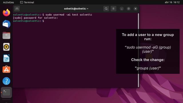 ADD or DELETE USER GROUP LINUX смотреть онлайн