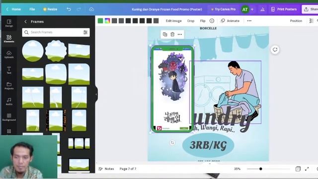 Desain Promosi Bumdes Cara Desain Canva Gratis смотреть онлайн