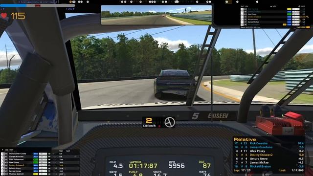 NASCAR @CHICAGOLAND, CHARLOTTE, WHATKINS GLEN | 21S1 | #1 - iRacing смотреть онлайн