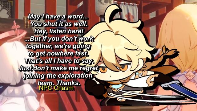 FAVORITE Traveler Dialogue and the Silent Protagonist [Genshin Impact Discussions] смотреть онлайн