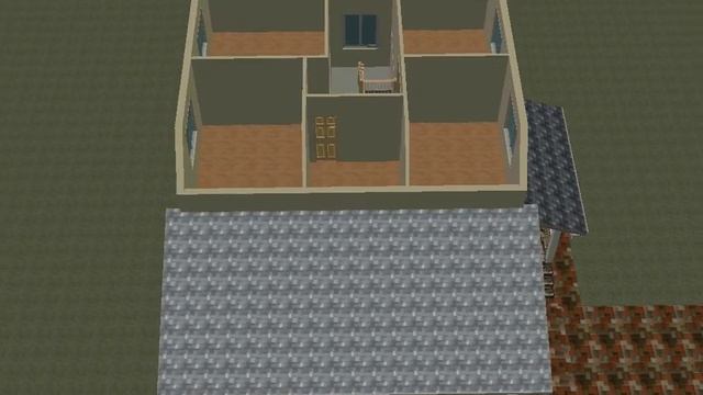 Дом мансардного типа с гаражом. Планировка мансардного этажа. смотреть онлайн