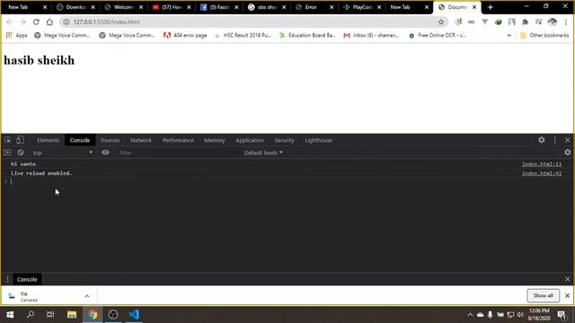how to run javascript in visual studio code terminal and browser || Bangla tutorial смотреть онлайн