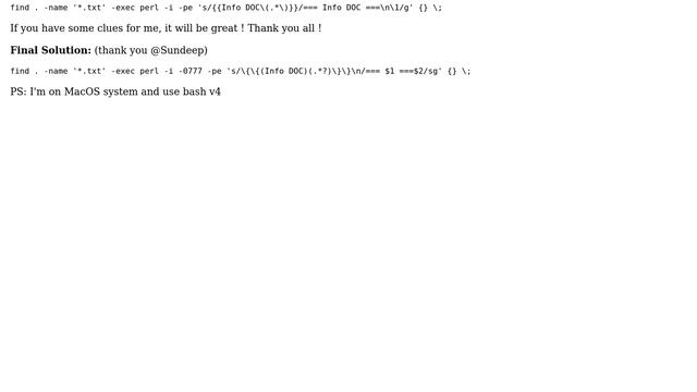 Unix & Linux: Regex Multiline Pattern and Substitution Replacement смотреть онлайн